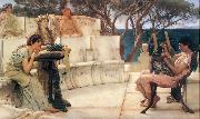 Laura Theresa Alma-Tadema Sappho and Alcaeus oil painting artist